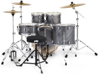 <b>DW PDP MAINSTAGE Twisted Graphite Kit Completo Bateria 5-pcs BD 22 PDMA2215KTTG</b> <b>DW PDP MAINSTAGE Twisted Graphite Kit Completo Bateria 5-pcs BD 22 PDMA2215KTTG</b>